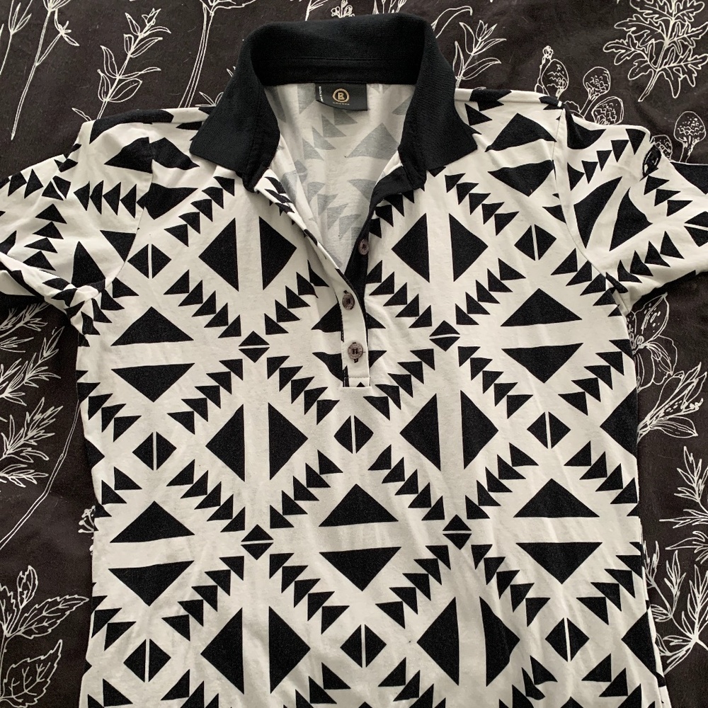 Bogner  collard shirt